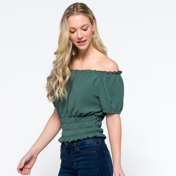 NWT Piper Off The Shoulder Knit Top - Picture 3 of 7